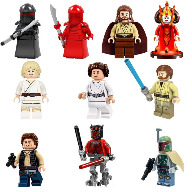 Boba Fett Darth Maul Luke Skywalker Custom Minifigure Variants product image