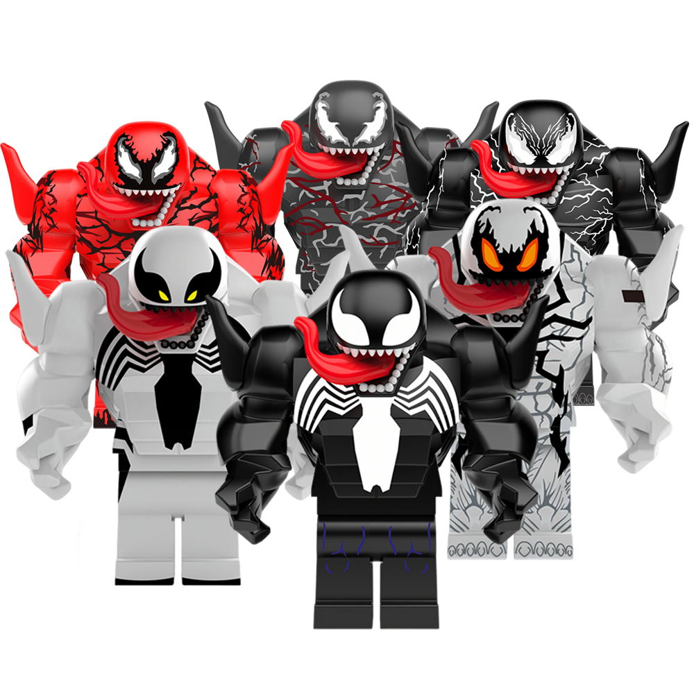 Symbiote Big Figure Collection Venom Carnage Riot Toxin Variants - Venom Set