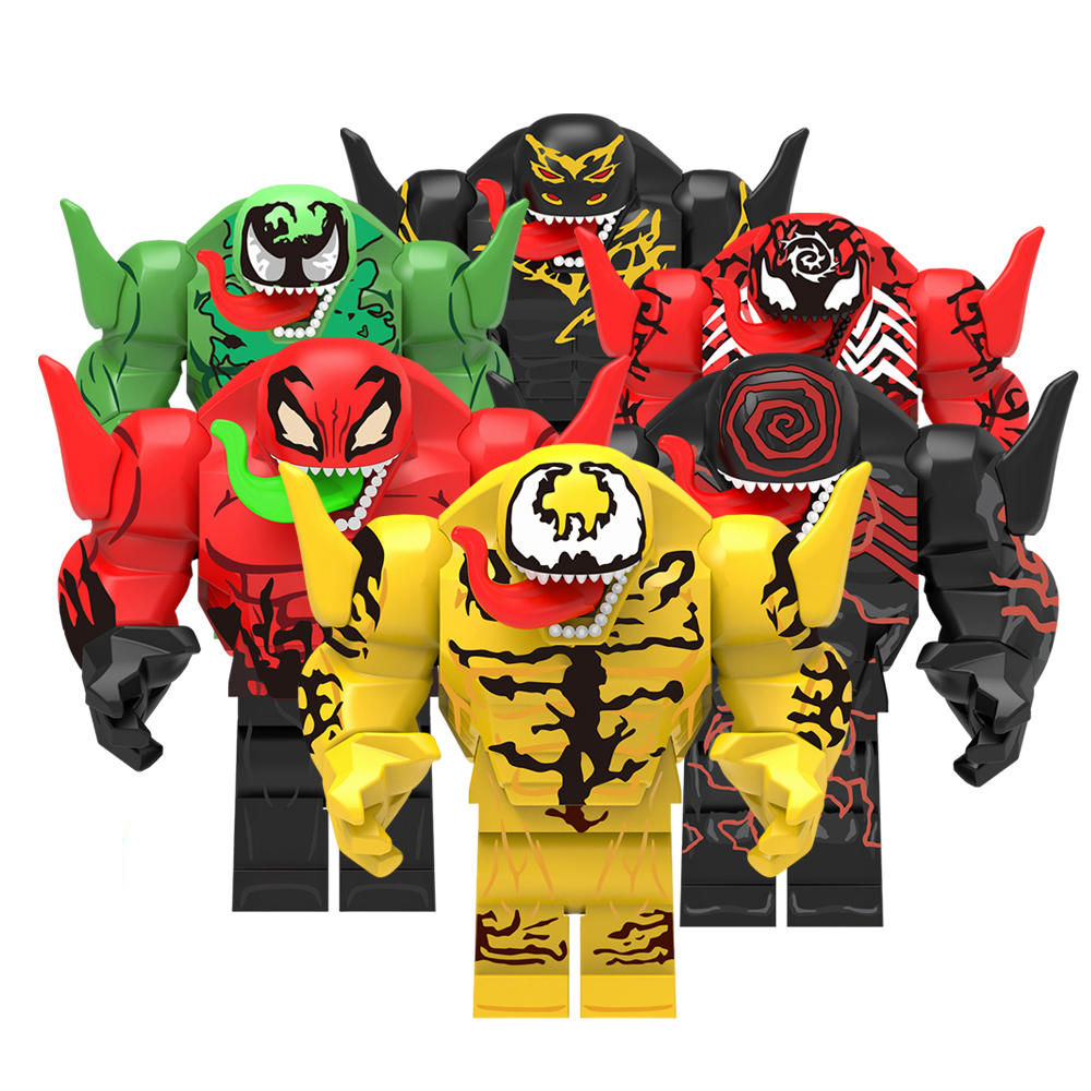 Symbiote Big Figure Collection Venom Carnage Riot Toxin Variants - Venom Variant Set