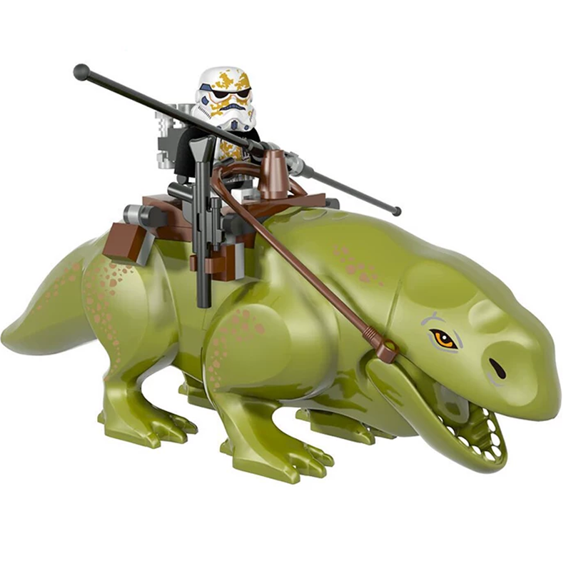 White Armor Trooper with Wet Back Beast Custom Figure Set product image