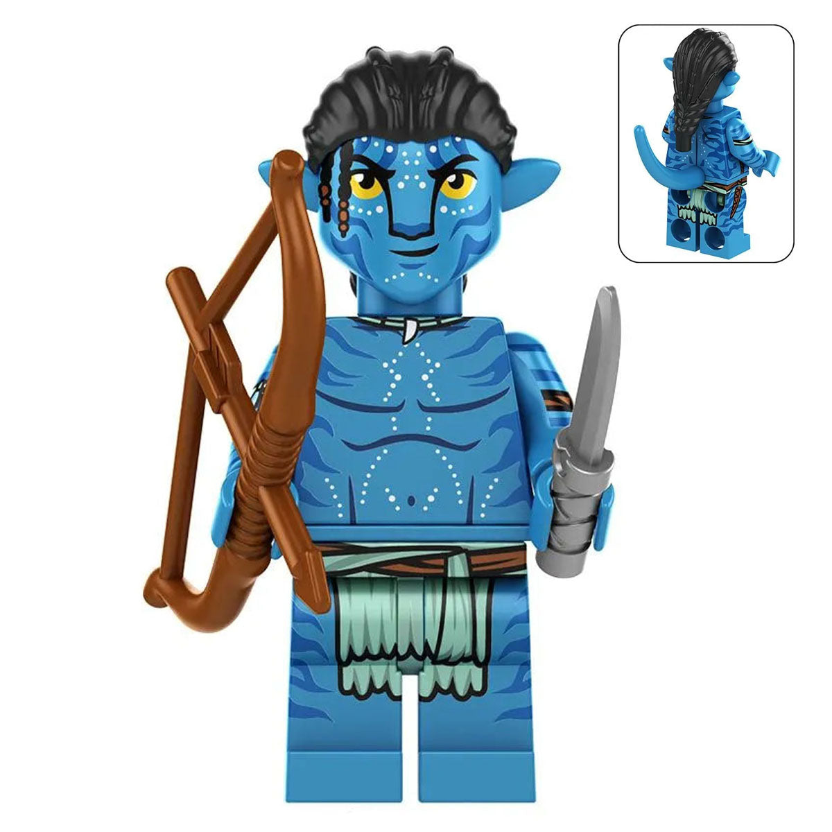 Lo'ak Archer Custom Minifigure with Bow and Knife product image