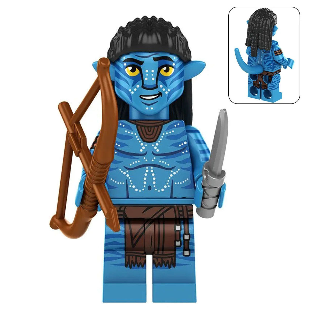 Neteyam Archer Custom Minifigure with Bow and Knife product image