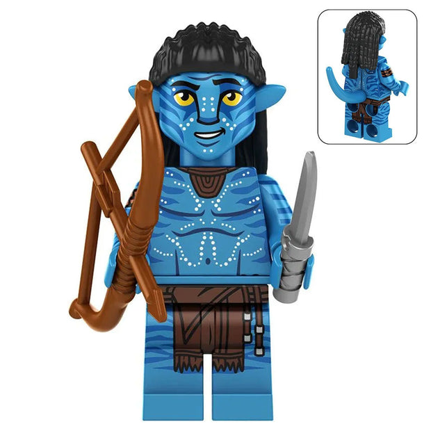 Neteyam Archer Custom Minifigure with Bow and Knife product image