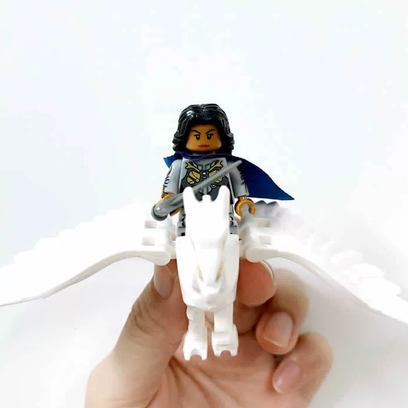 Valkyrie Custom Minifigure with Horse and Sword