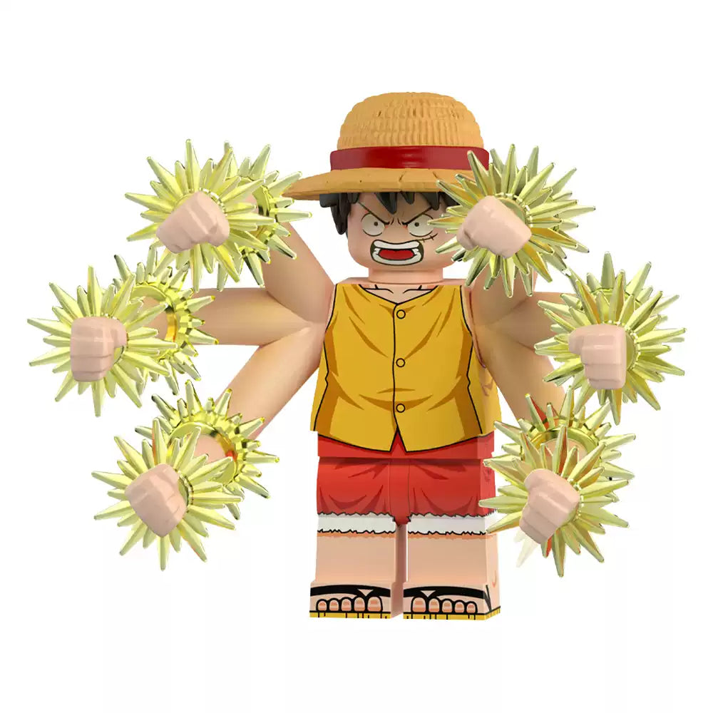 Monkey D. Luffy Six Forms Custom Minifigure Set