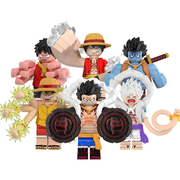 Monkey D. Luffy Six Forms Custom Minifigure Set