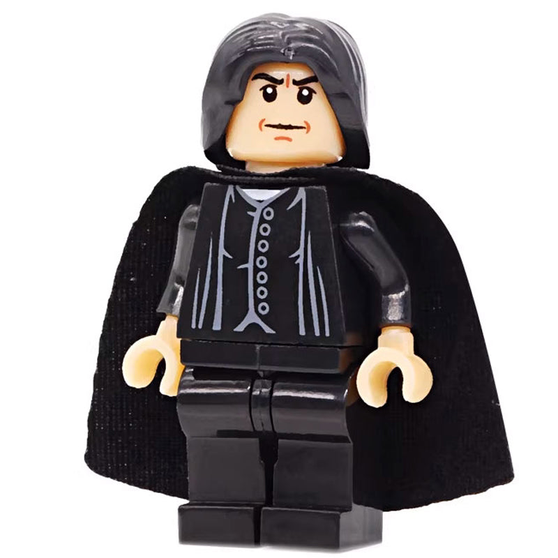 Severus Snape Standing Custom Brick-Compatible Mini Figure