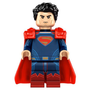 Superman Custom Minifigure Modern Combat Standing Pose High-Quality ABS Plastic