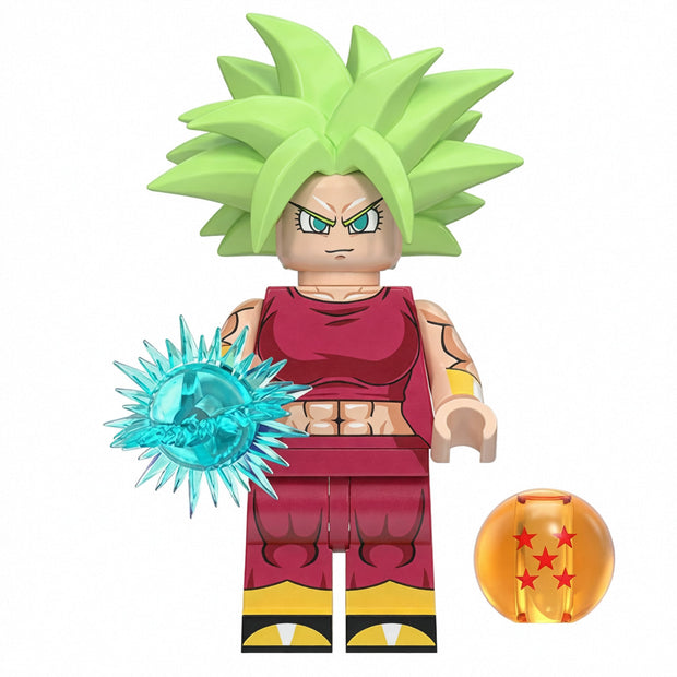 Kefla Super Saiyan Custom Minifigure with Energy Sphere product image