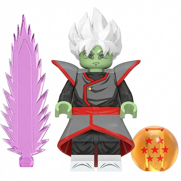 Zamasu Fused Form Custom Minifigure with Energy Blade product image