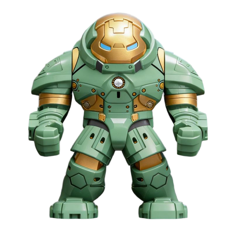 Iron Man Mark 26 Gamma Green Heavy Armor Big Figure