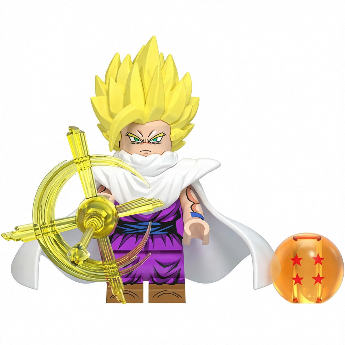 Son Gohan Super Saiyan Custom Minifigure with Energy Aura product image