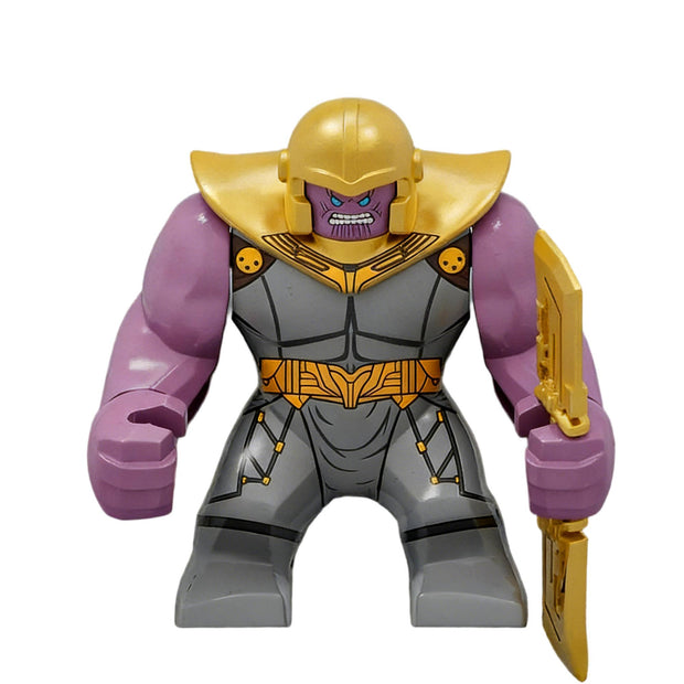 Thanos Gold Armor Double Blade Weapon Custom Big Figure