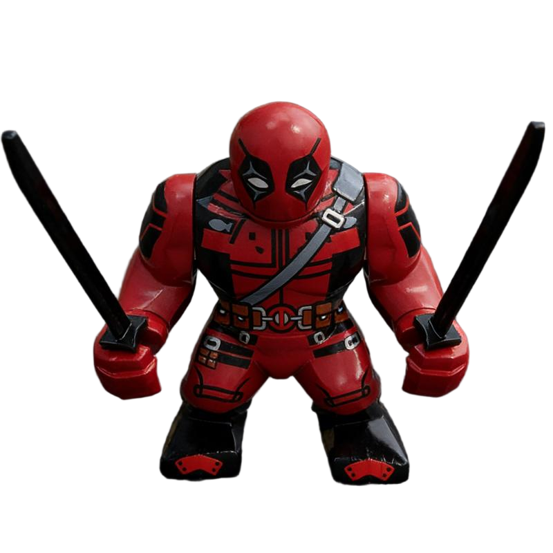 Deadpool Big Figure Twin Swords Dynamic Battle Pose