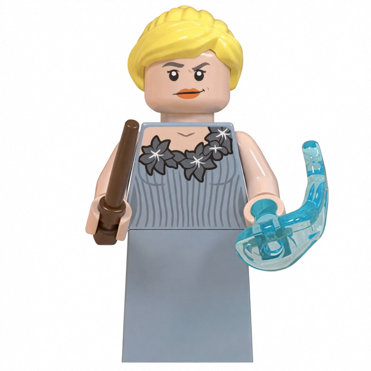 Fleur Delacour Custom Brick-Compatible Mini Figure with Wedding Dress