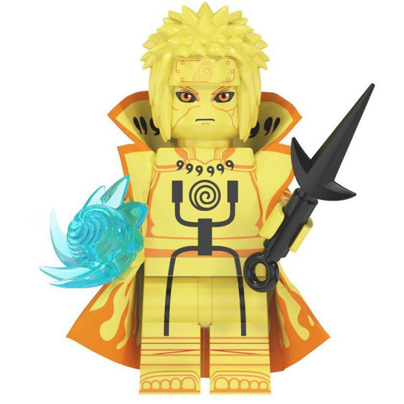 Minato Namikaze Reanimated Custom Minifigure with Rasengan product image