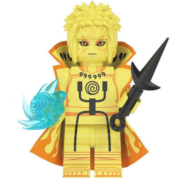 Minato Namikaze Reanimated Custom Minifigure with Rasengan product image