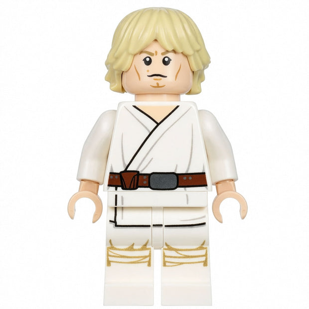 Luke Skywalker Jedi Knight Lightsaber Custom Brick-Compatible Minifigure