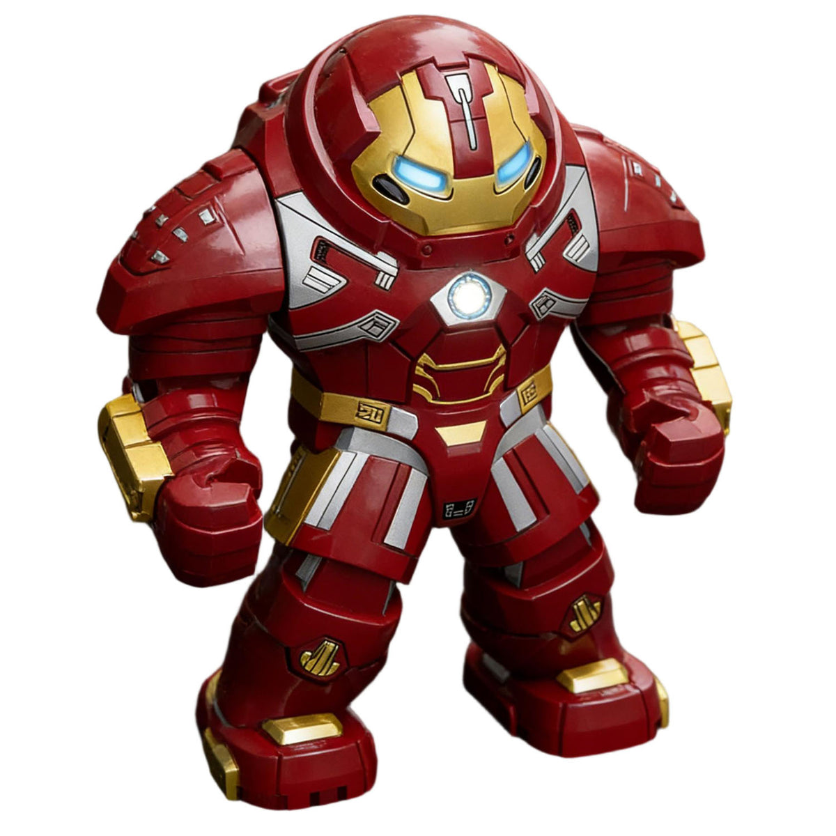 Hulkbuster Red Silver Heavy Armor Custom Big Figure