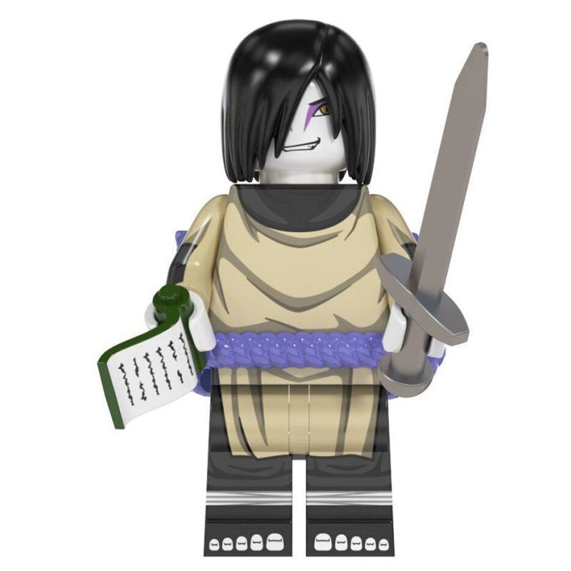 Orochimaru Custom Minifigure with Sword and Scroll product image