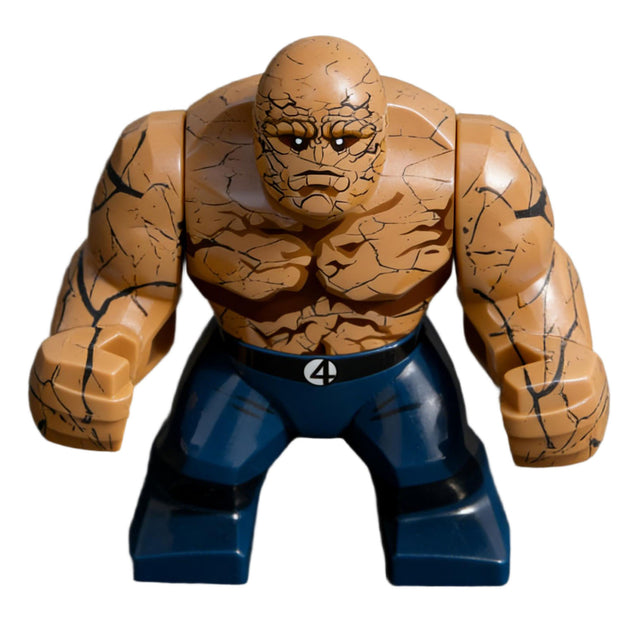The Thing Big Figure Cracked Rock Skin Display