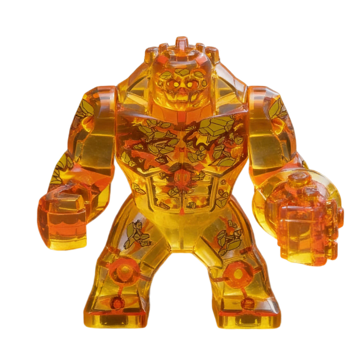 Fire Element Big Figure Transparent Lava Effect Collectible