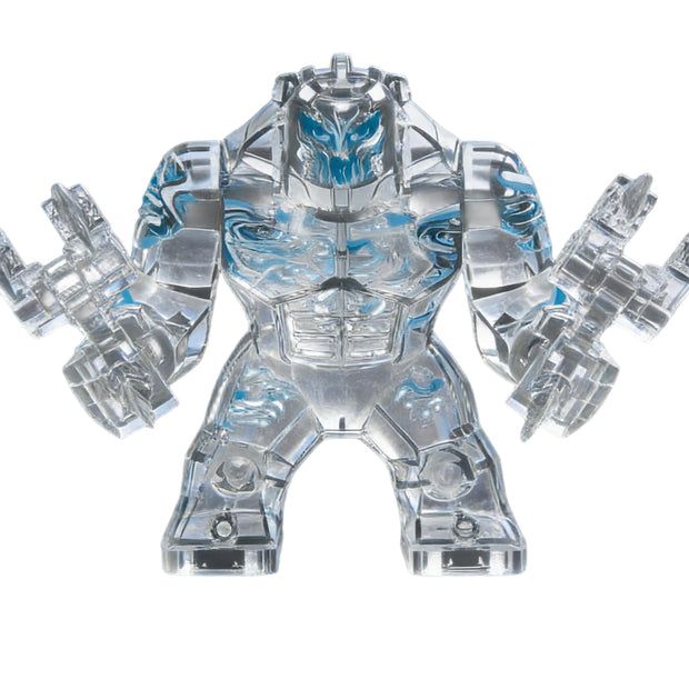 Water Element Armored Big Figure Cracked Blue Collectible