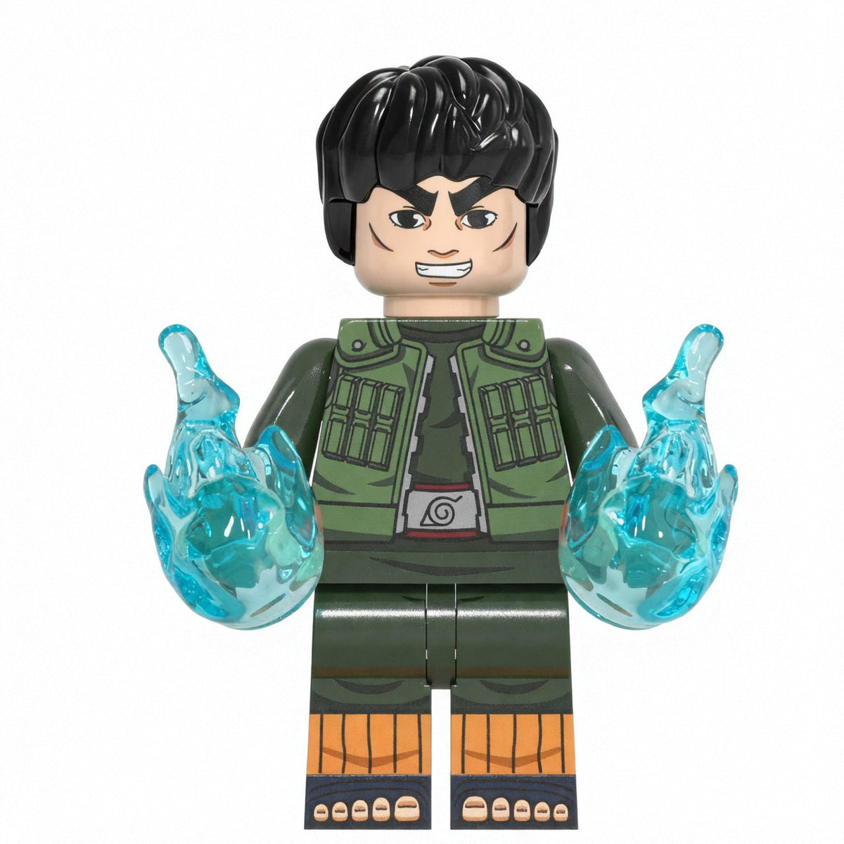 Might Guy Eight Gates Custom Minifigure Fighting Pose product image
