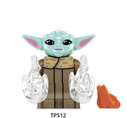 Din Djarin Mandalorian Warrior and Grogu Custom Minifigure Options